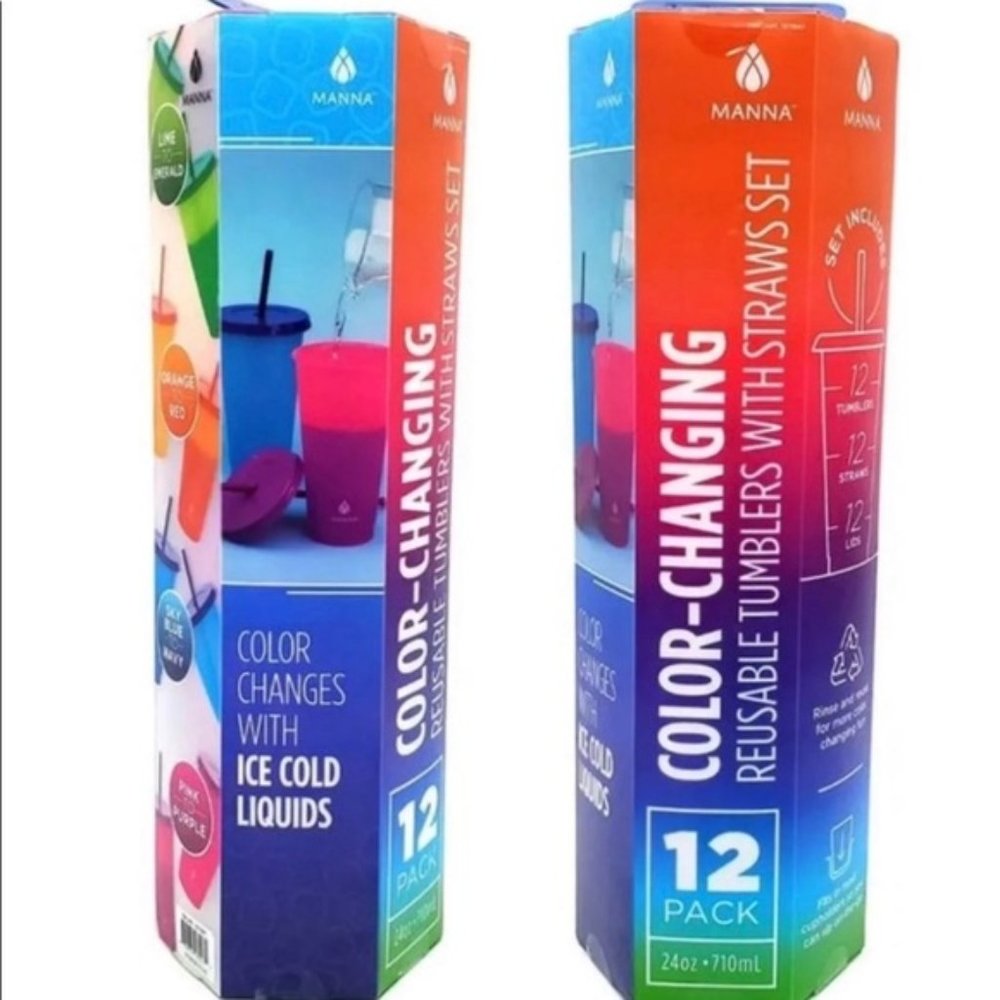 24 Manna Color Changing Cold Cups 24 OZ